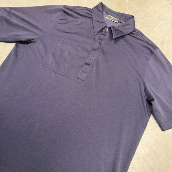 Glenmuir 1891 Short Sleeve Polo Shirt The National Golf Blue Medium - Picture 2 of 7